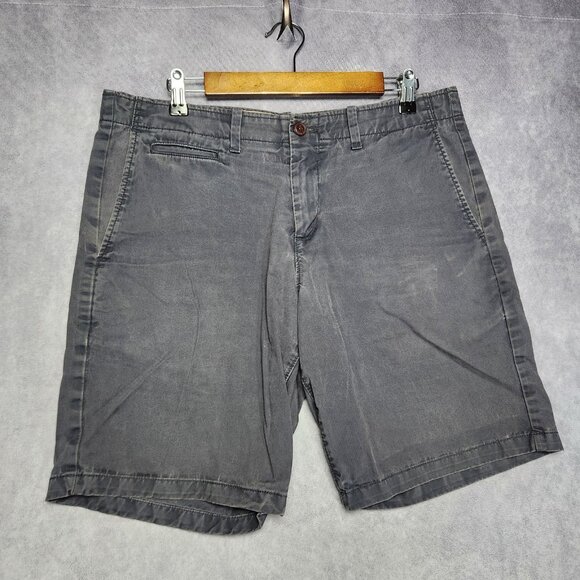 Gap Lived-In Shorts Mens 34 Blue Straight Fit‎ Chino Casual Classic 100% Cotton - Picture 6 of 14